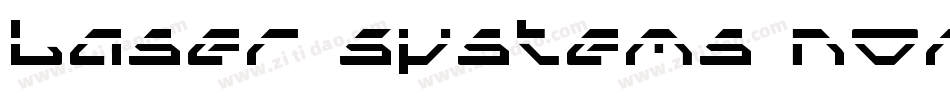 Laser Systems Normal字体转换